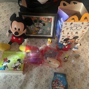 Disney Mickey Mouse Plush with Red and Yellow Accents